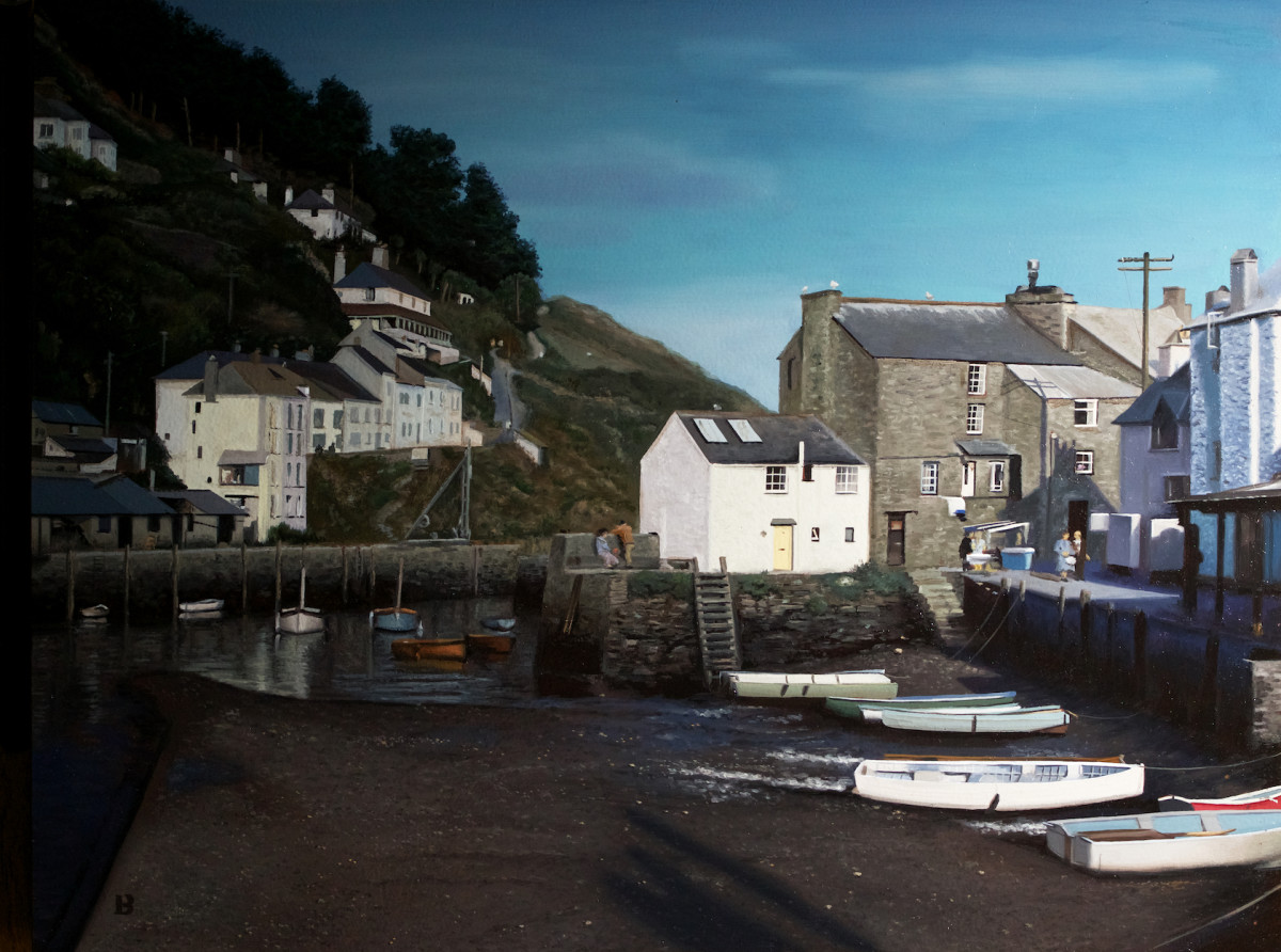 Polperro Quay by Paul Beckingham 