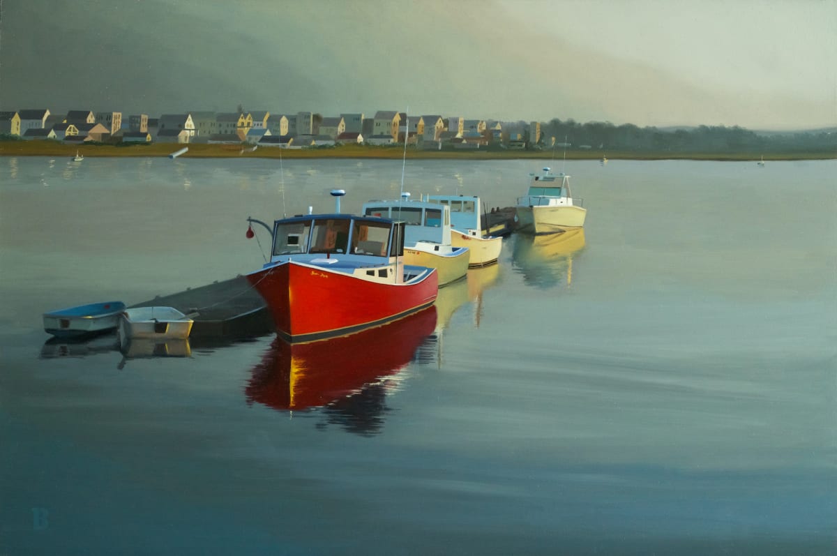 Wells Harbor Sunset by Paul Beckingham 