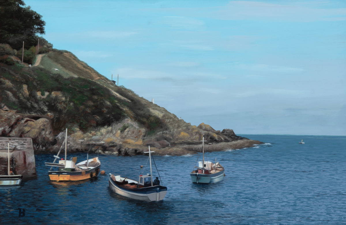 Polperro Harbour by Paul Beckingham 