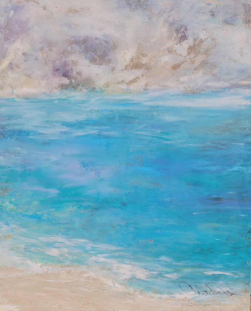 Lingering On The Beach by Orbedonna 