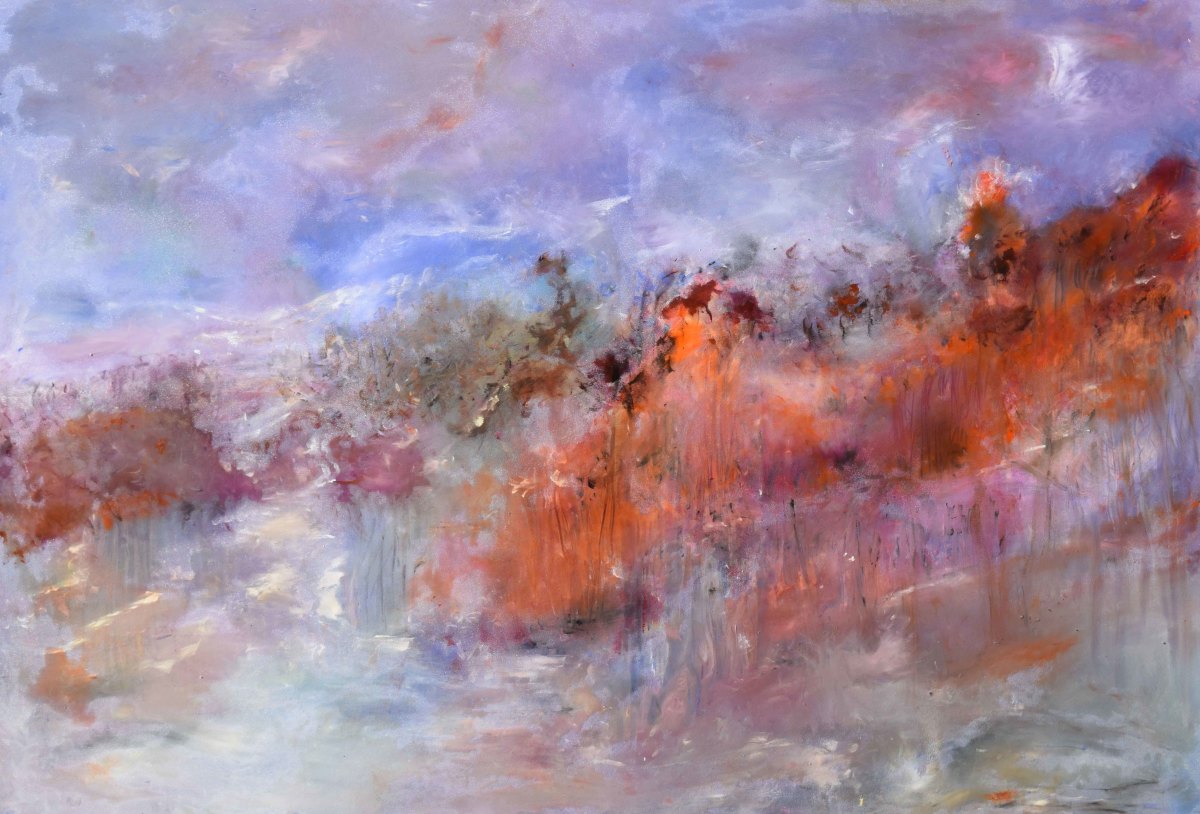 Autumn Snowfall by Orbedonna 