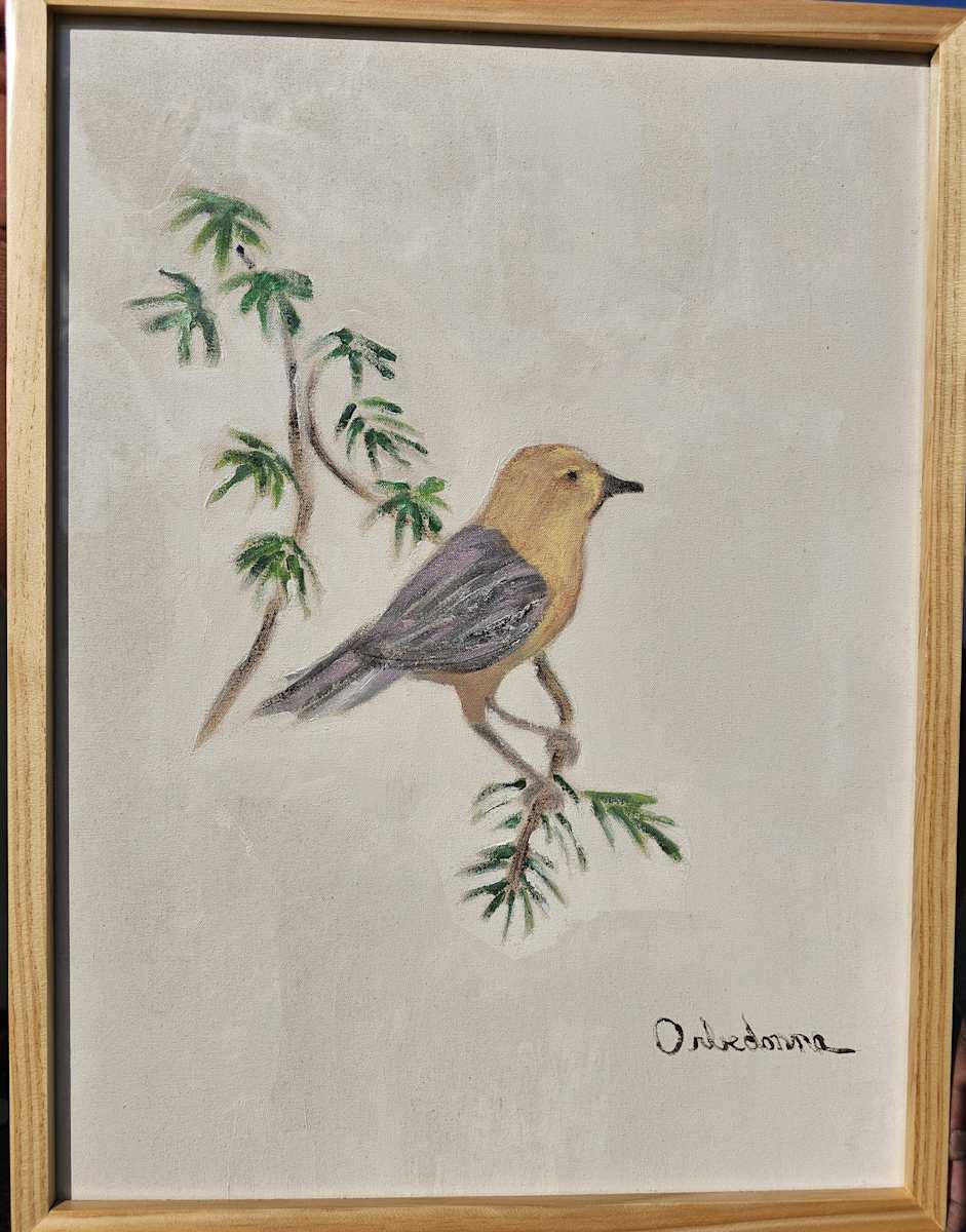 Bird on Bamboo by Orbedonna, Image 1.