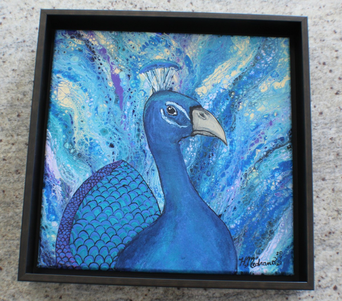 1 Peacock pour by Heather Medrano 