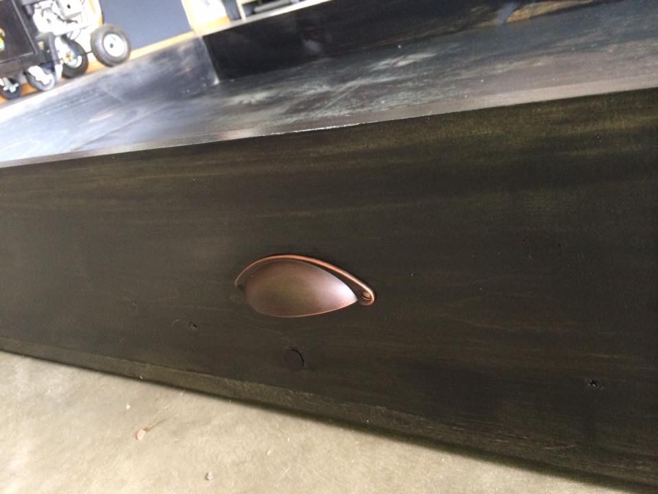 Handmade trundle pullout bed by Heather Medrano 