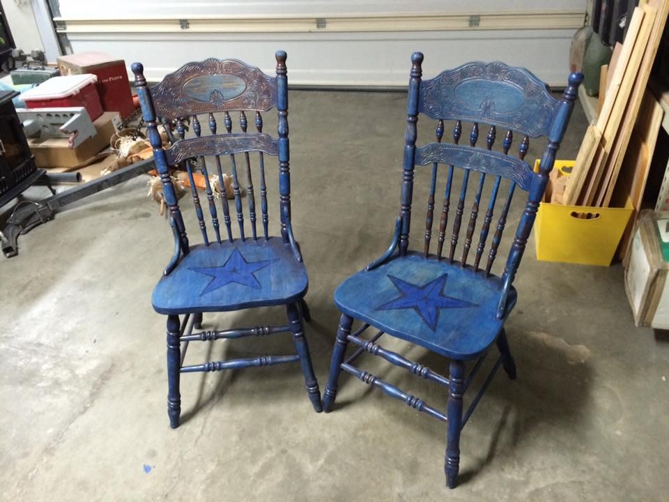 Texas chair pair by Heather Medrano 