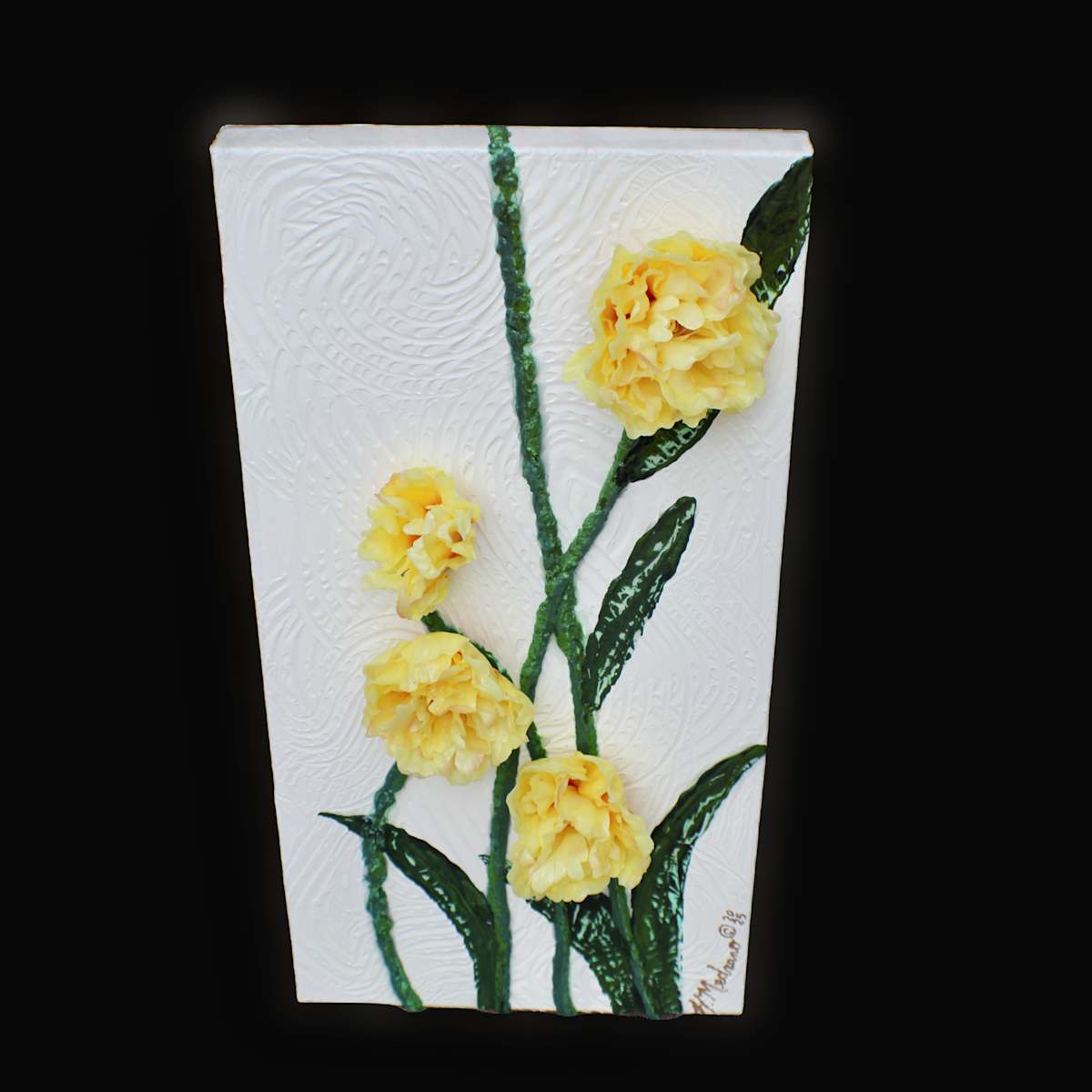 Impressions in Yellow by Heather Medrano 