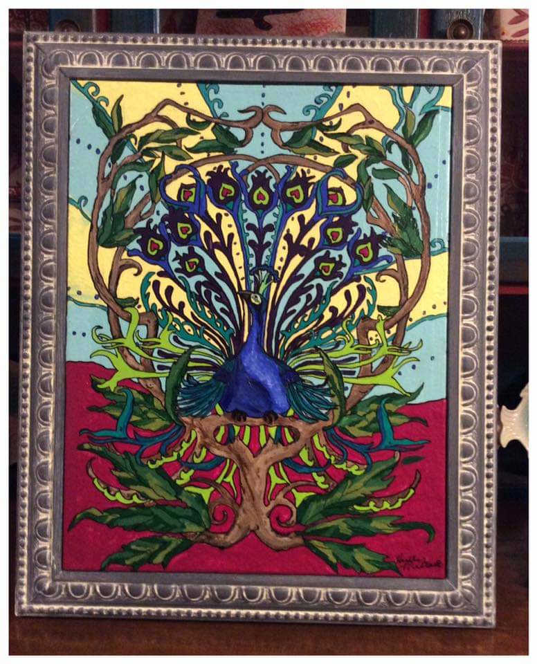 Peacock tree by Heather Medrano, Image 1.