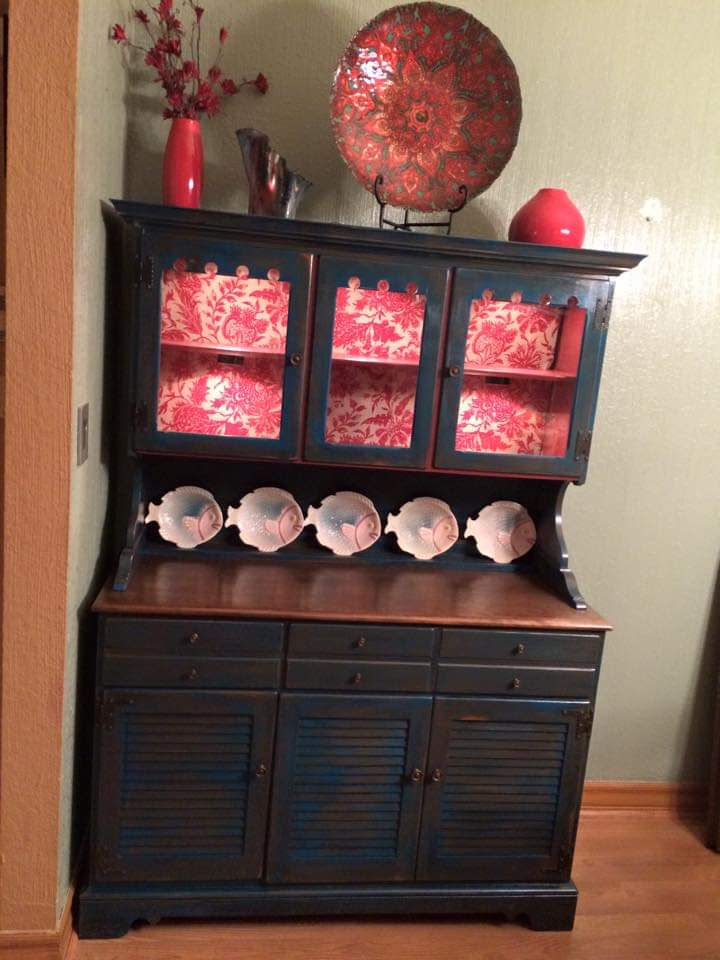 Antique China cabinet by Heather Medrano 