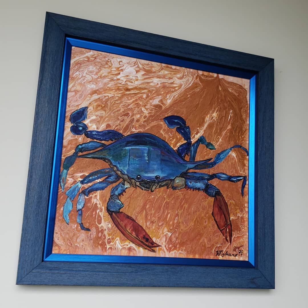 Blue Crab #1 10/45 by Heather Medrano 