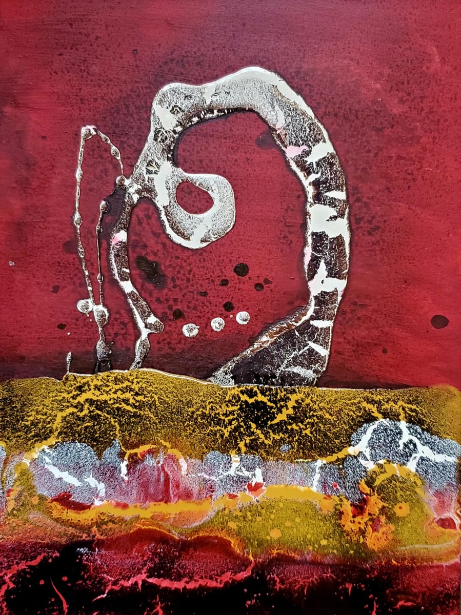 Out From the Ashes by Lucy Giboyeaux  Image: Out of the ashes new life rises even stronger.