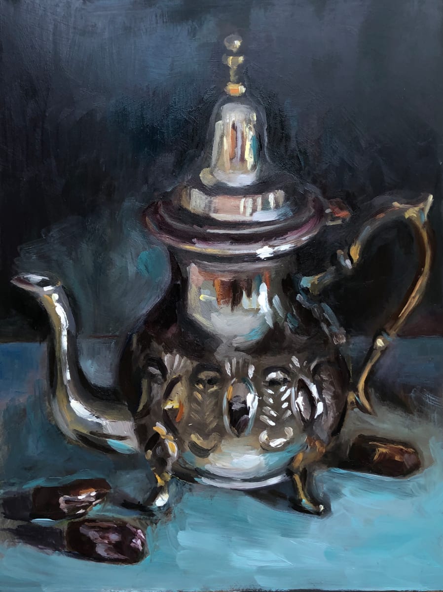 Moroccan Teapot with Dates by Ivana Ignjacevic 