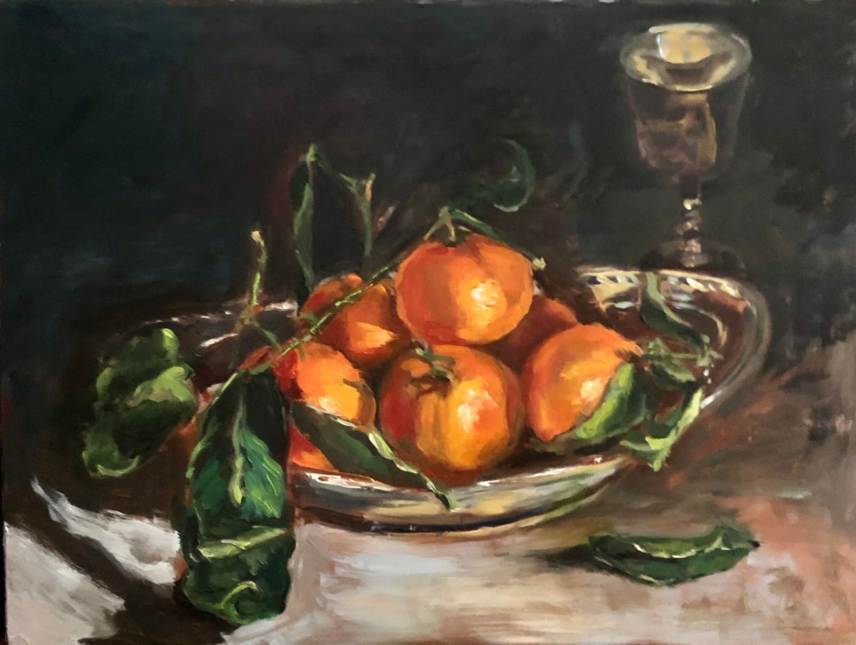 Clementines with Silver Chalice 
