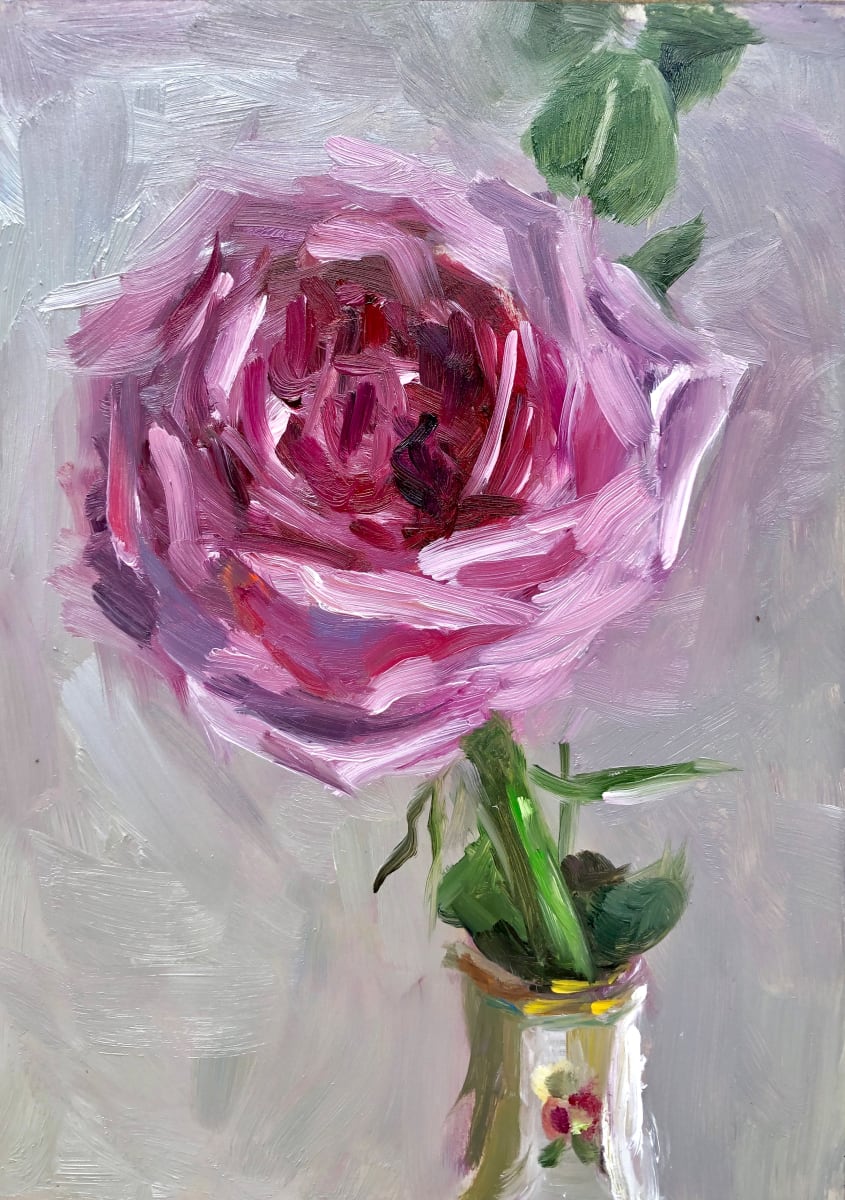 Pink Rose by Ivana Ignjacevic Okereke 