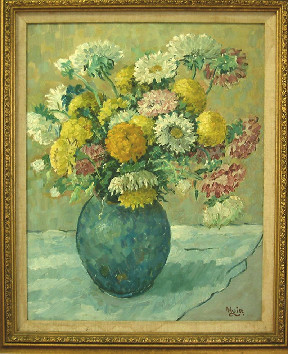 VASE WITH FLOWERS by ALBERT HUIE 