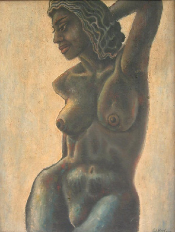 BLACK NUDE by CARL ABRAHAMS 