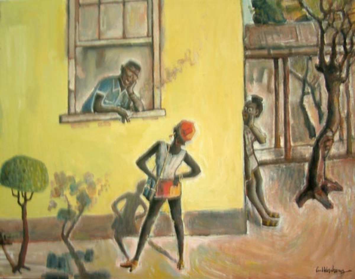 CONVERSATION by CARL ABRAHAMS, Image 1.