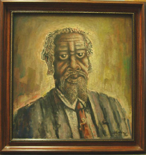 JOMO KENYATTA by CARL ABRAHAMS 