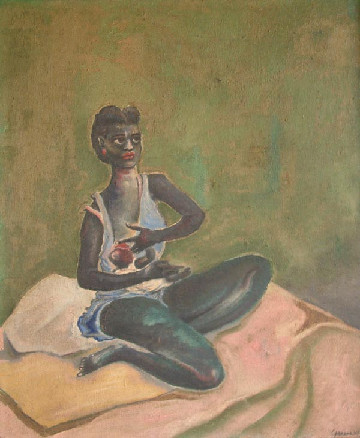 MOTHER AND CHILD by CARL ABRAHAMS 