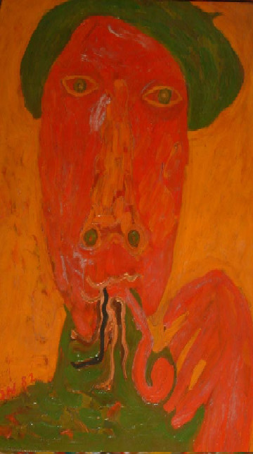SELF PORTRAIT, 1982 by GEORGE MILTON 