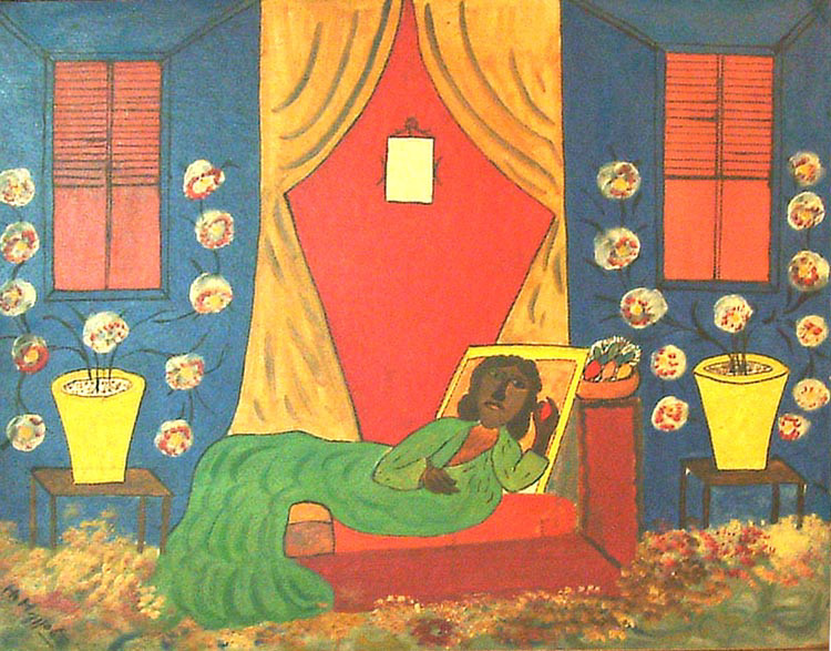 UNTITLED (UNE FEMME DU MOND) by HECTOR HYPPOLITE 
