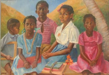 UNTITLED (SCHOOL CHILDREN) by JOHN WOOD, Image 1.