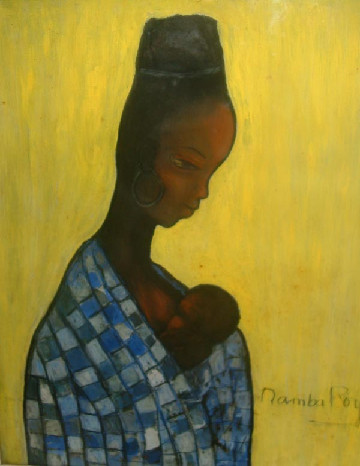 MOTHER AND CHILD by NAMBA ROY 