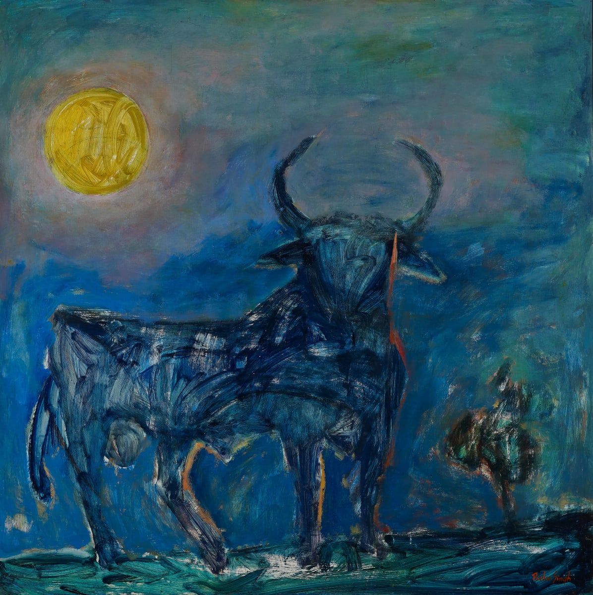 UNTITLED 3 (BULL) by KARL PARBOOSINGH, Image 1.