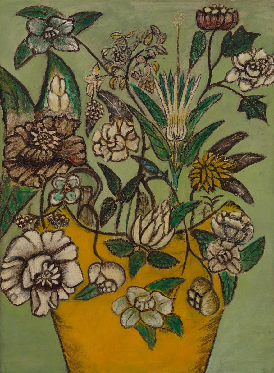 UNTITLED (STILL LIFE FLOWERS IN VASE) by JOHN DUNKLEY 