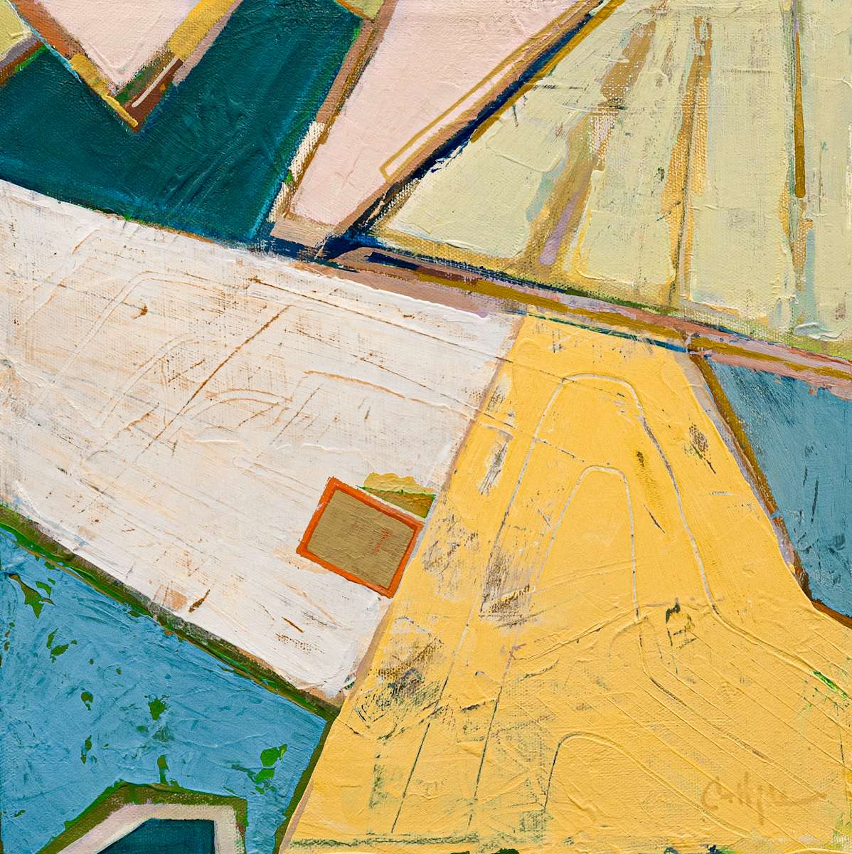 window seat I by Carolyn Hyde 