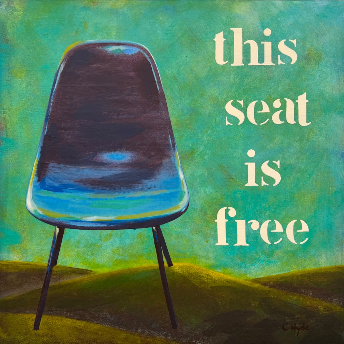 this seat is free by Carolyn Hyde 
