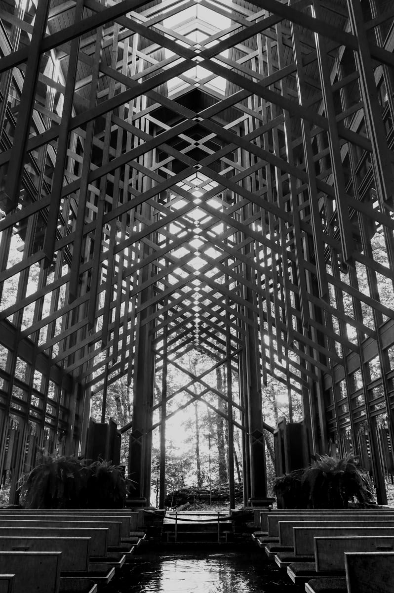 Thorncrown Chapel by Y. Hope Osborn  Image: Thorncrown Chapel series