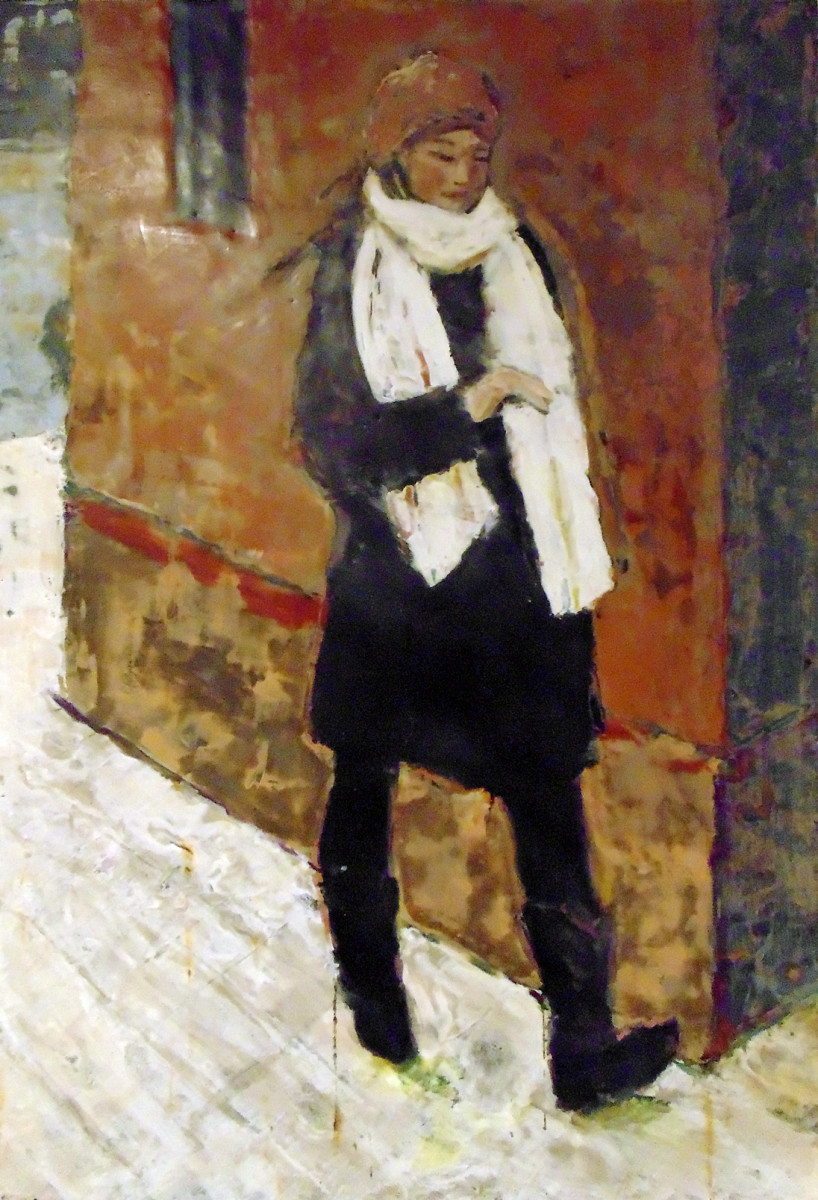 White Scarf by Dianne Jean Erickson 