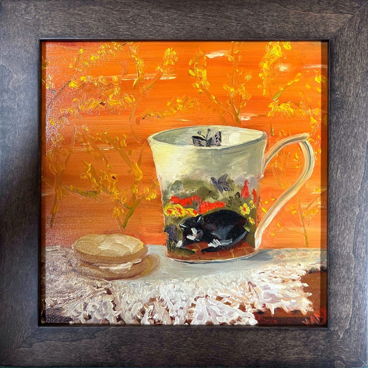 Tea and a Cookie by Marieanne Coursen 