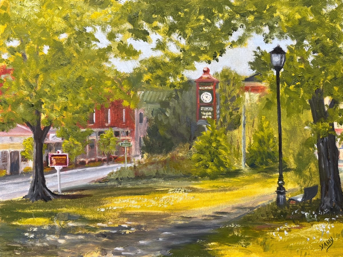 Spring Park, Richfield Springs NY by Marieanne Coursen 