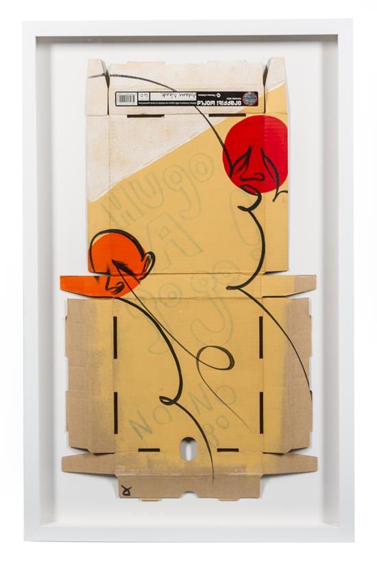 Untitled (Pizza Box) #40 by Adam Neate (British b.1977), Image 1.