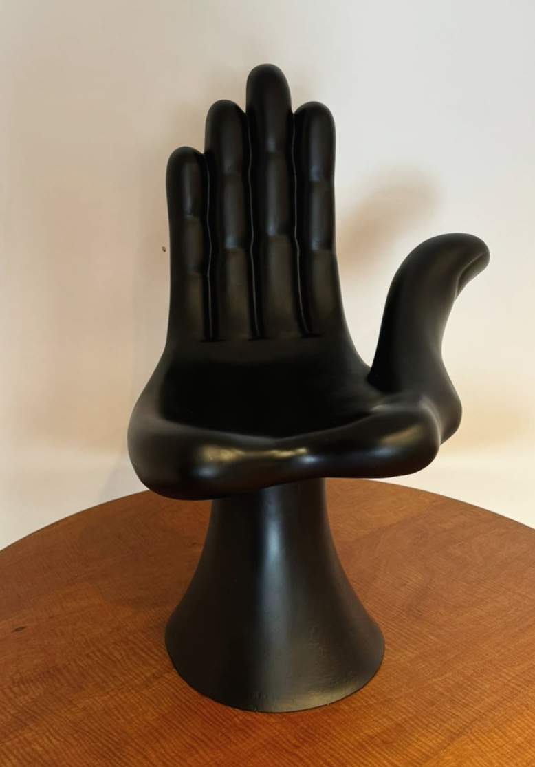 Black Ni Una Menos by Pedro Friedeberg (Mexican, b. 1937) 