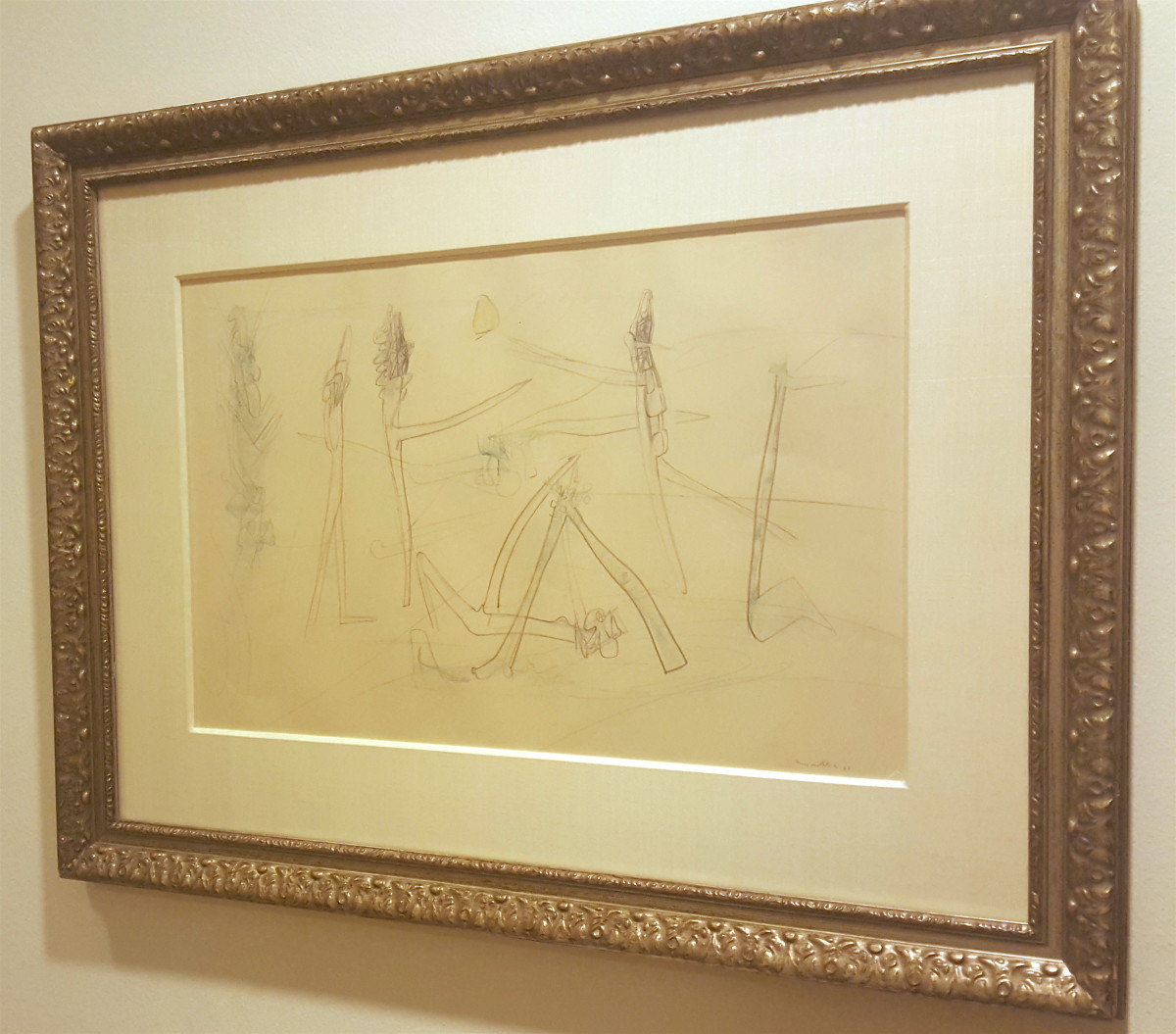 Dancing Figures by Roberto Matta (Chilean, 1911-2002) 