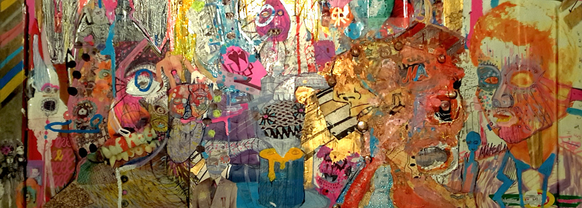 Faces Collage by MICHAEL ALAN (1977) 