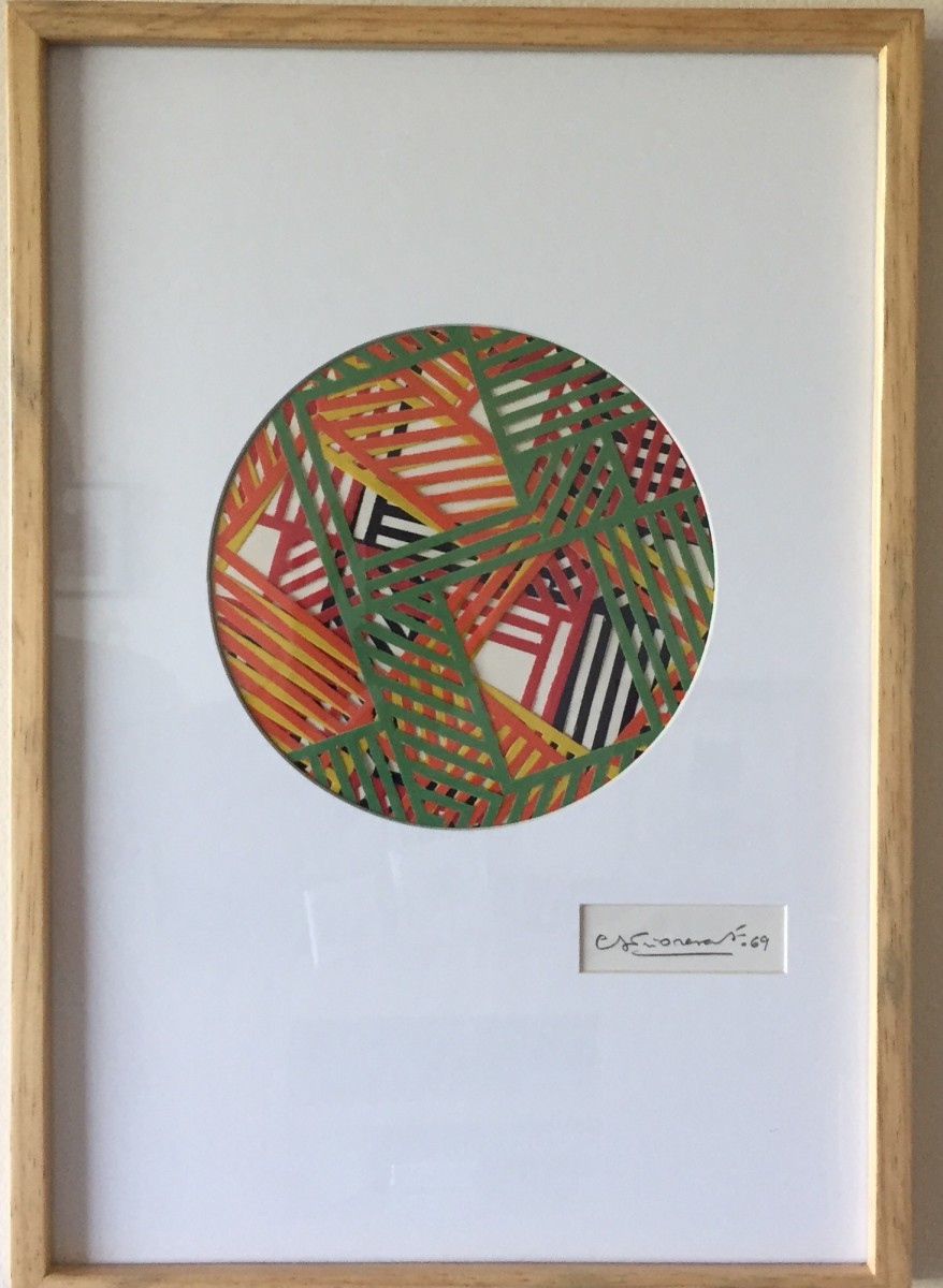 Composición en Colores by César Ariel Fioravanti (Argentina b. 1934-) 