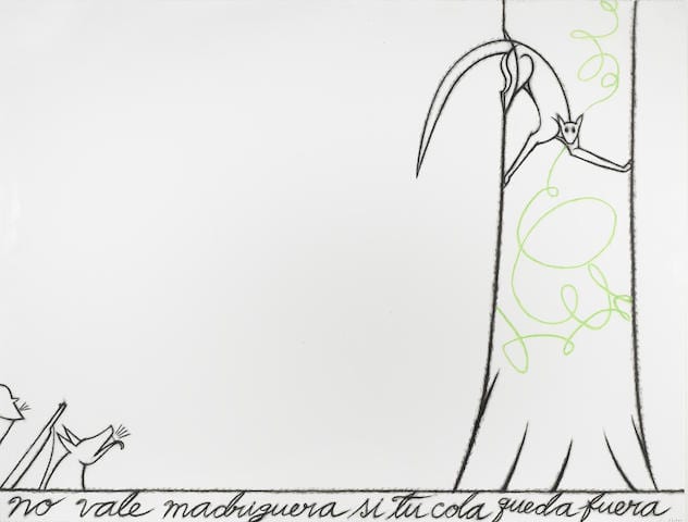 No Vale by José Bedia (b. 1959), Image 1.