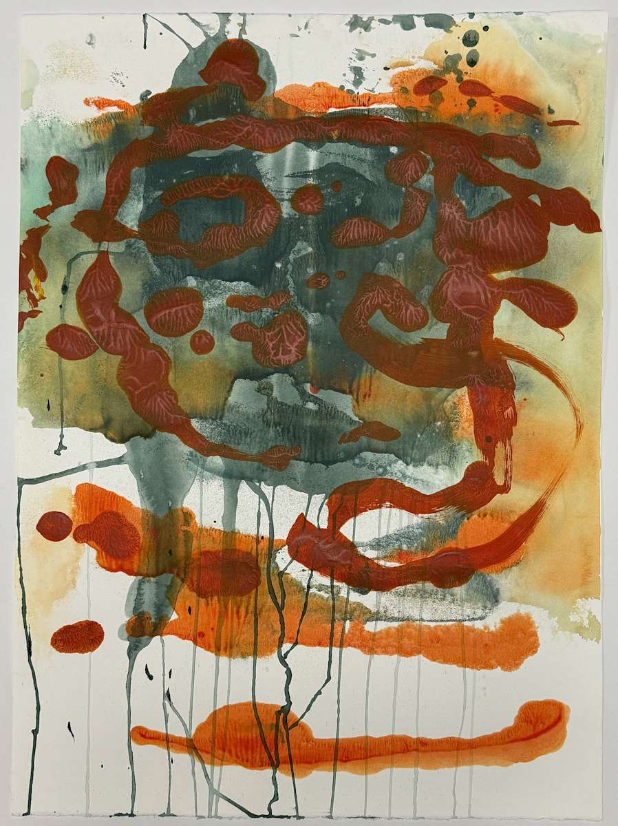 Abstract Nature (sunrise on the field) by Pamela Staker 