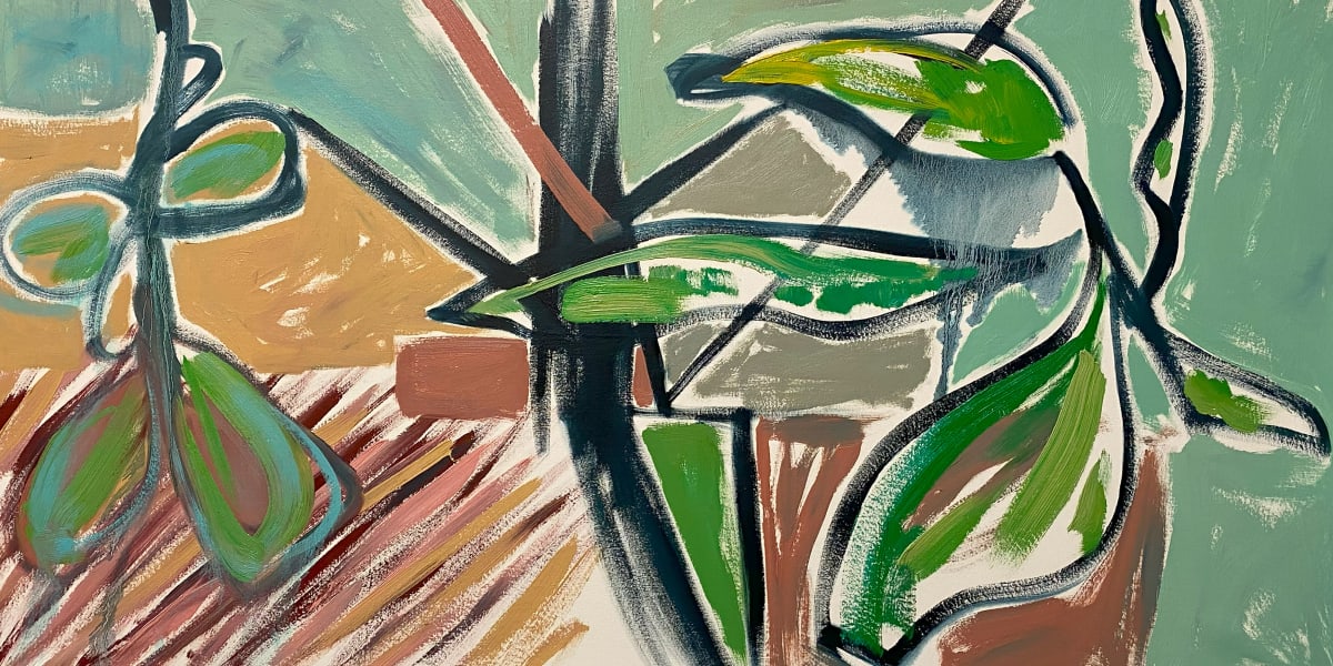 Abstract Study (potted plant no.5) by Pamela Staker 