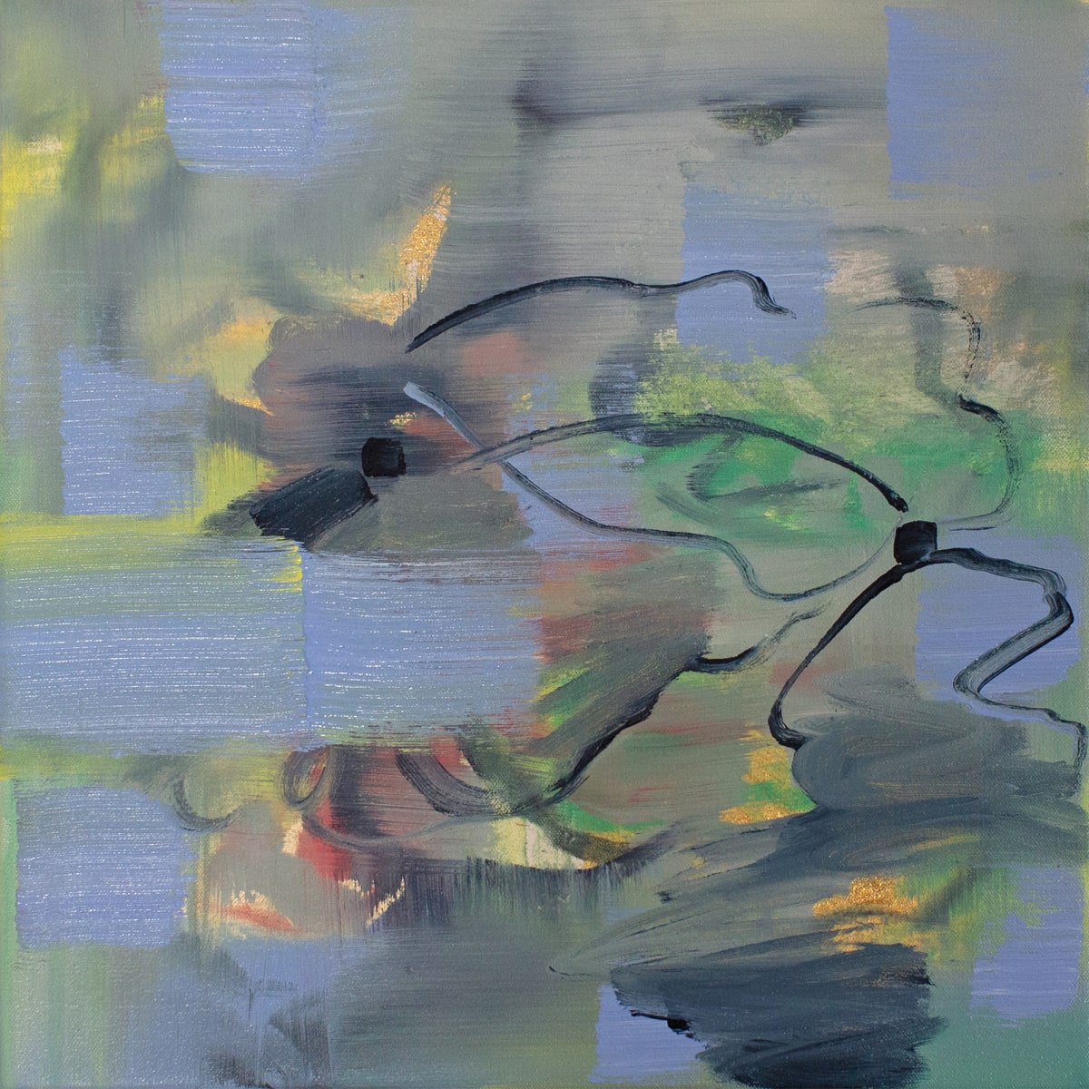 Abstract Study (floating) by Pamela Staker 