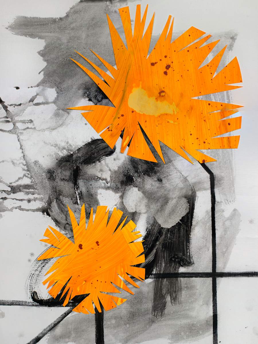 Midwestern Haiku (dandelions no.2) by Pamela Staker 