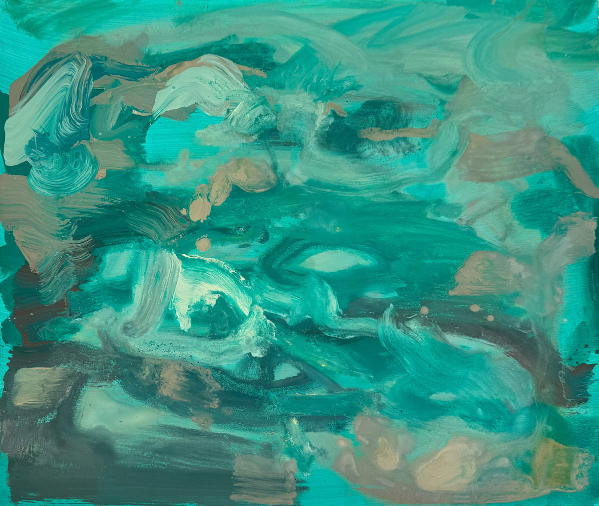 Abstract Landscape (ocean 10) by Pamela Staker 