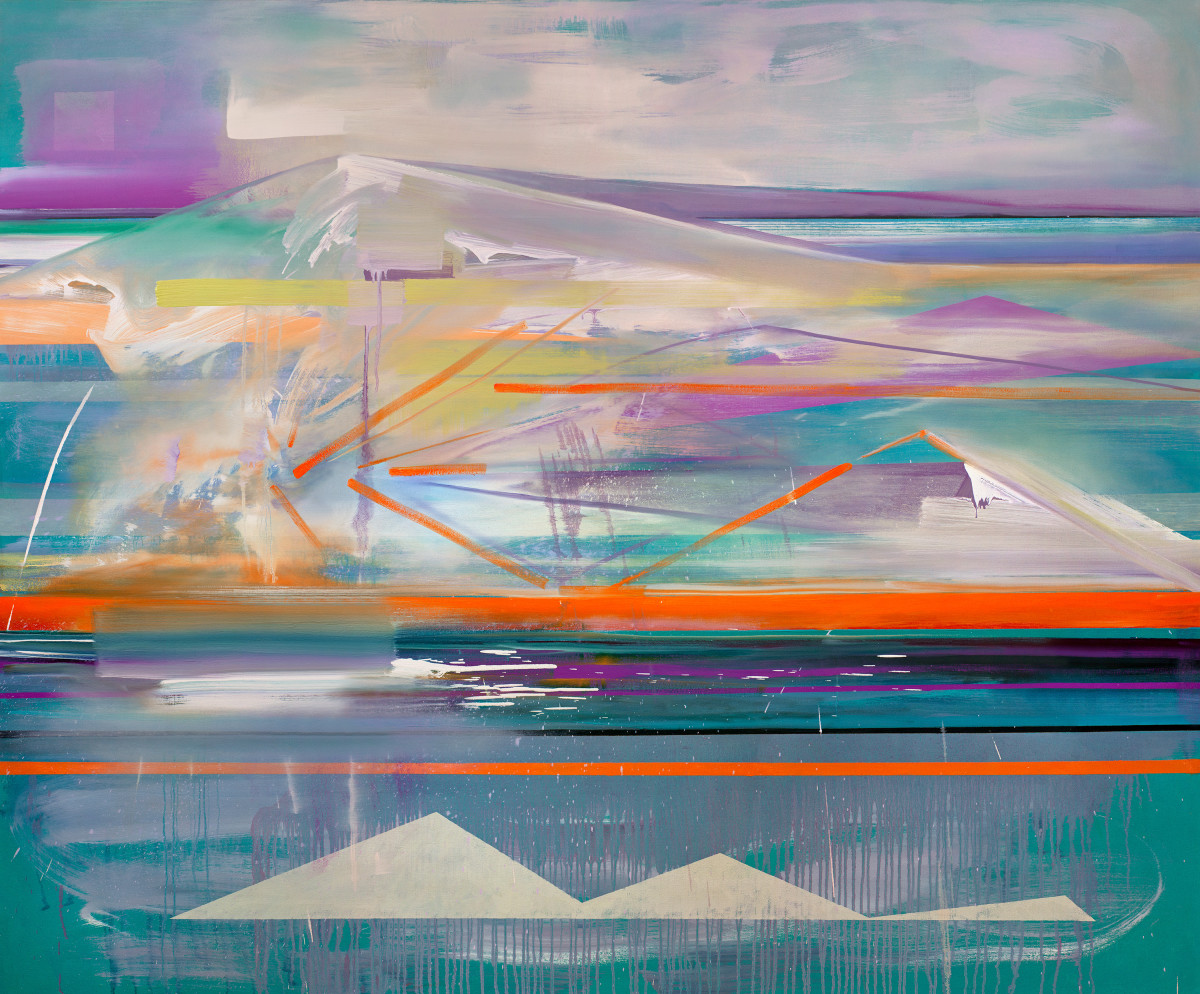 Stacked Horizons (fireworks) by Pamela Staker 