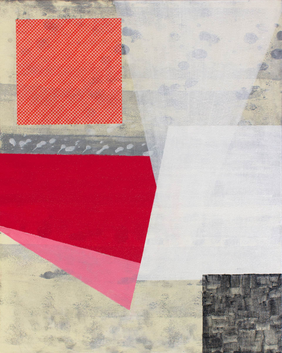 Abstract Interior (primary colors red no.2) by Pamela Staker 