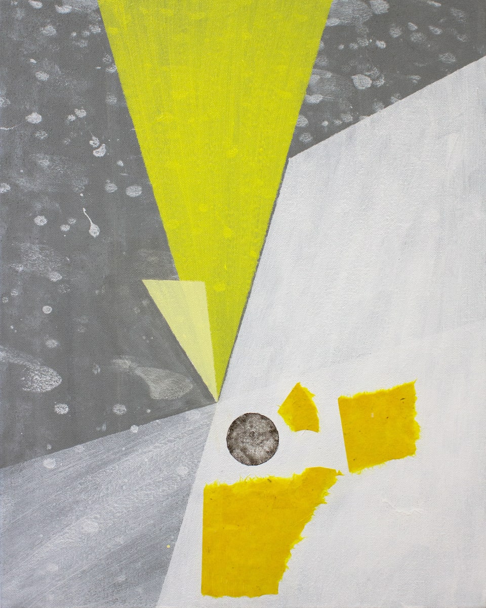 Abstract Interior (primary colors yellow no.2) by Pamela Staker 