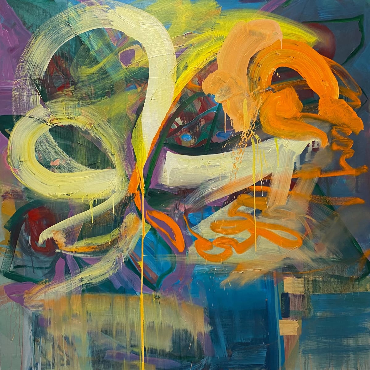 Abstract Study (graffiti) by Pamela Staker 