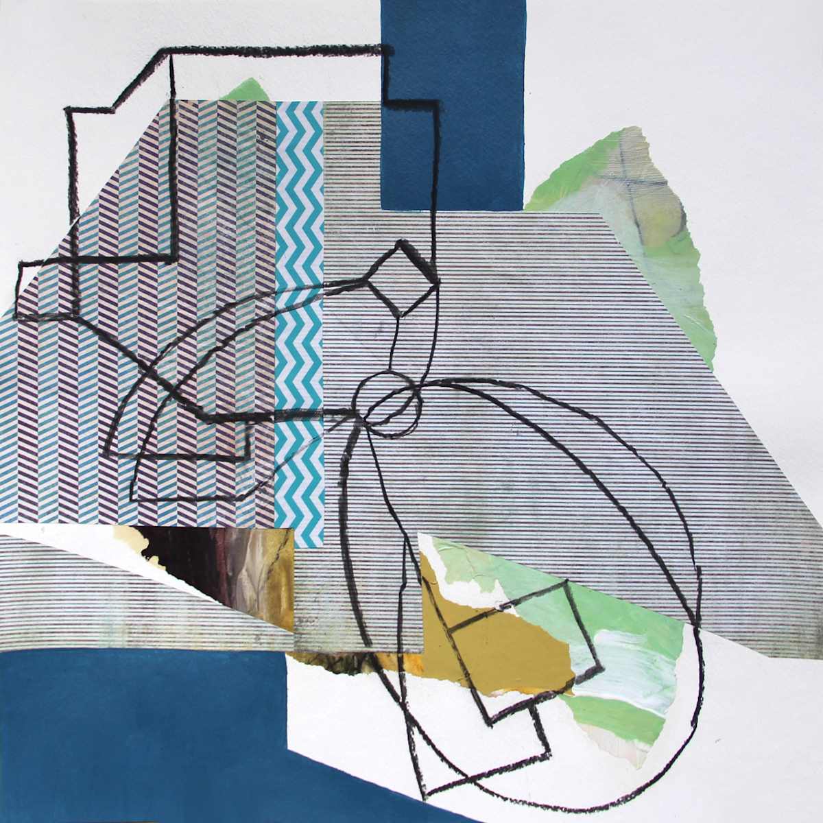 Abstract Study (pin stripes) by Pamela Staker, Image 1.